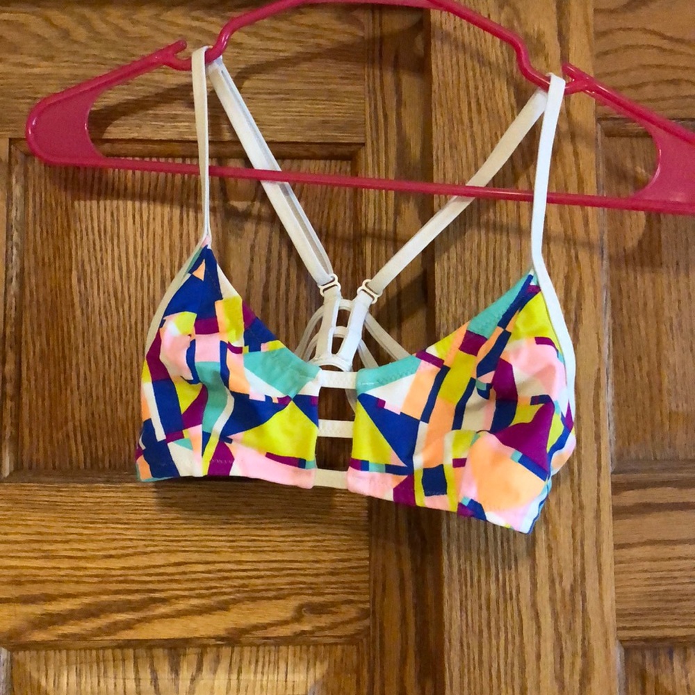 PINK swim top (S)